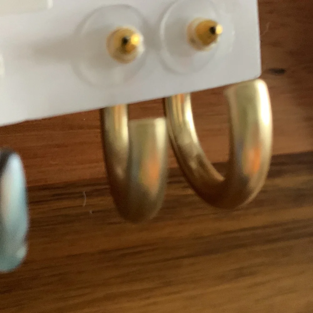 LOFT Hoop & Resin Earrings Set of 3
